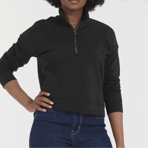 Athleta Vuori Alo Yoga Women’s Pullover Sweater Jacket Hoodie Black Small S